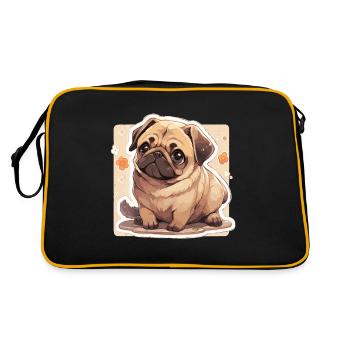 Carlin Carlin Chien Carlin Vivre Carlin Cadeaux - Sac Retro - noir/or - Dos
