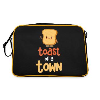 Toast Of The Town Crêpes au pain grillé - Sac Retro - noir/or - Dos