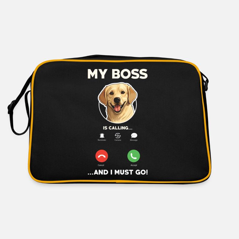 Labrador Retriever vous appelle Sac Retro