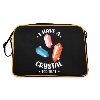 Crystal Collector I Have A Crystal For That - Retro Bag - black/gold - Back
