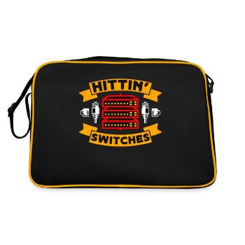 Ingénieur réseau Hittin Switches Informatique - Sac Retro - noir/or - Dos