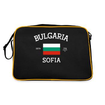 Bulgaria - Retro Bag - black/gold - Back