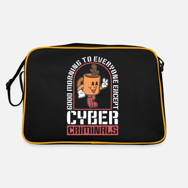 Cybersecurity Good Morning To Everyone Programming Retro Tasche
