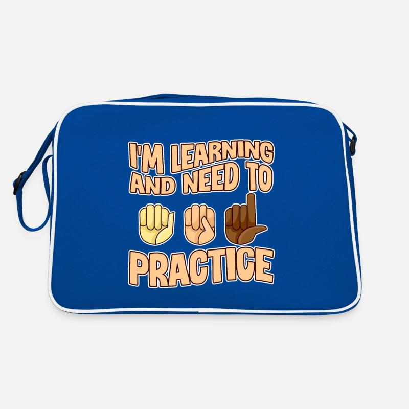 I'm Learning And Need To Practice 4 Retro Tasche