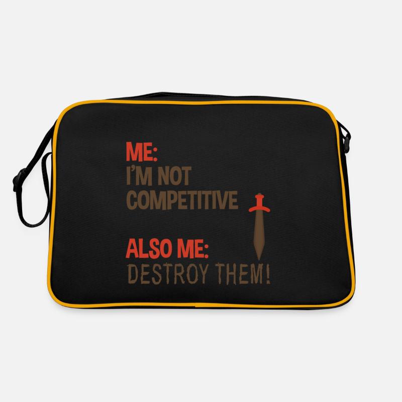 Me, Not Competitive, Also Me, Destroy Them! 2 Retro Bag