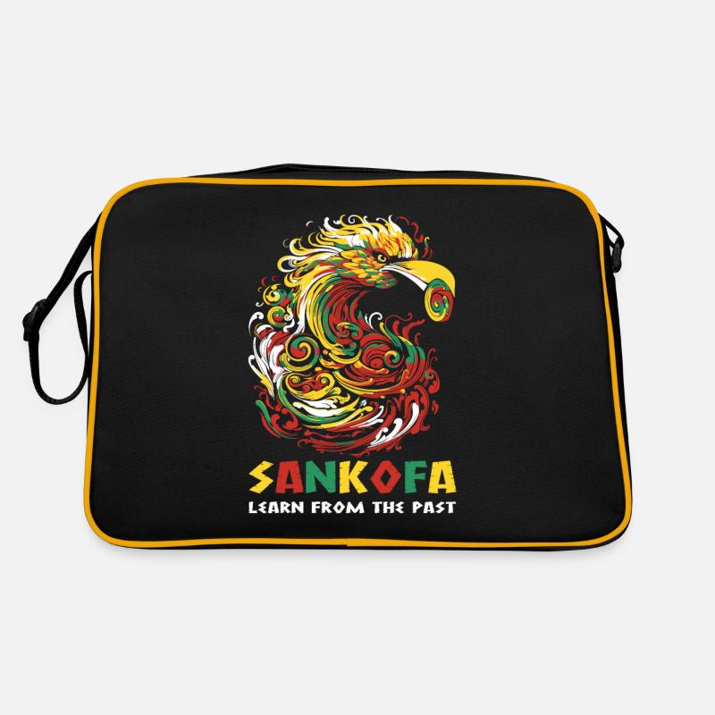 « Sankofa apprend du passé » Adinkra Sac Retro