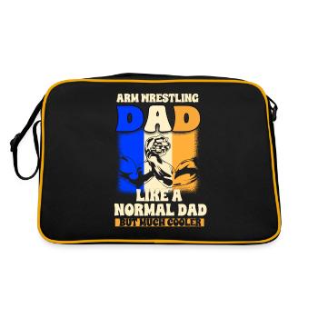 Bras de fer - Sac Retro - noir/or - Dos
