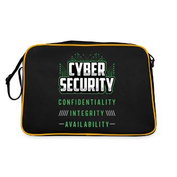 Cyber Security Confidentiality Integrity Analyst - Retro Bag - black/gold - Back