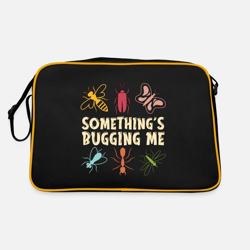 Entomologist Something's Bugging Me Entomological Retro Tasche