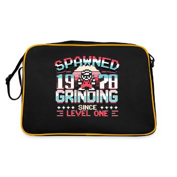 Engendré en 1978 Grinding depuis Level One Funny Gamer - Sac Retro - noir/or - Dos