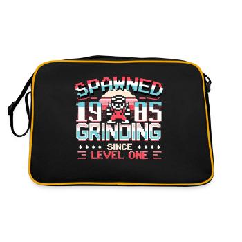 Engendré en 1985 Grinding depuis Level One Funny Gamer - Sac Retro - noir/or - Dos
