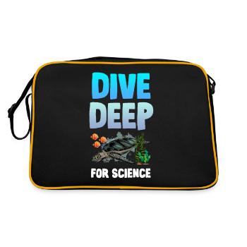 Dive deep into the science of a fun - Retro Bag - black/gold - Back