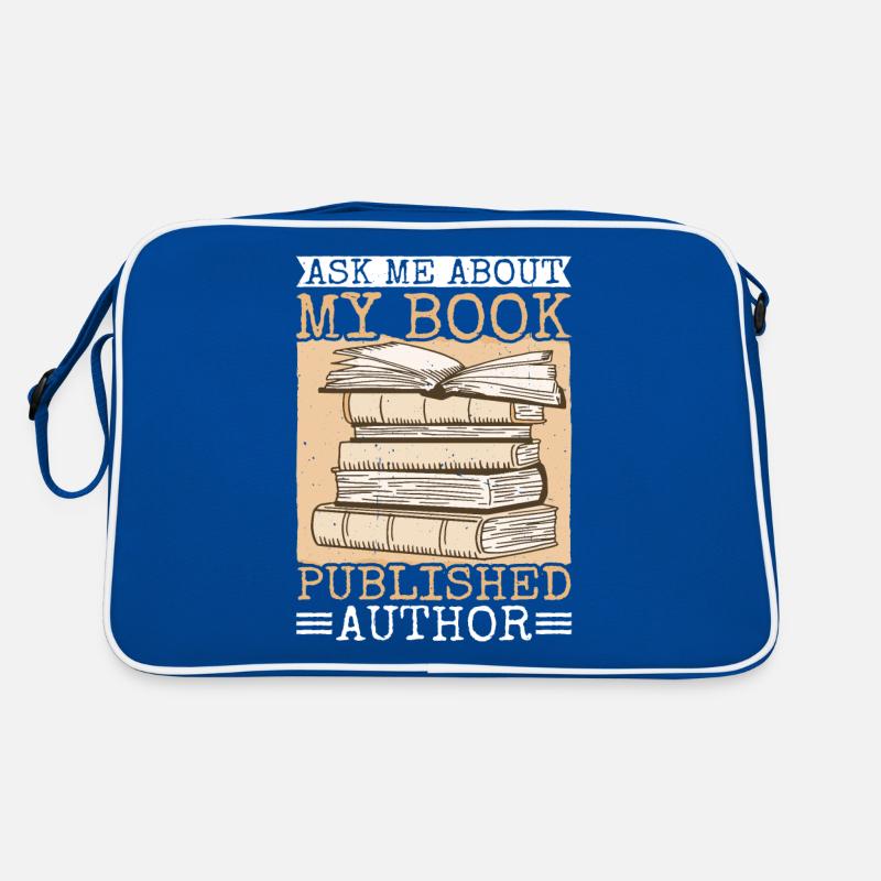 Ask Me About My Book, Published Author Retro Bag