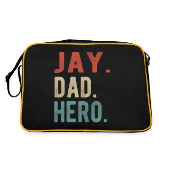 Jay Dad Hero - Retro Bag - black/gold - Back