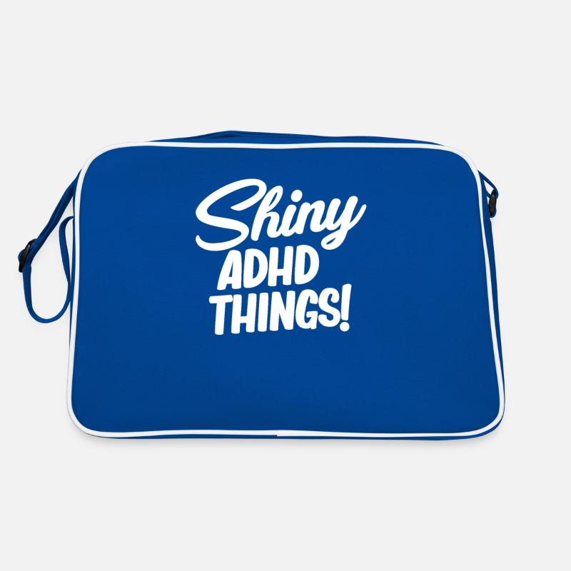 Glänzende Adhs-dinge! Lustiges Adhs Hyperfokus Retro Tasche