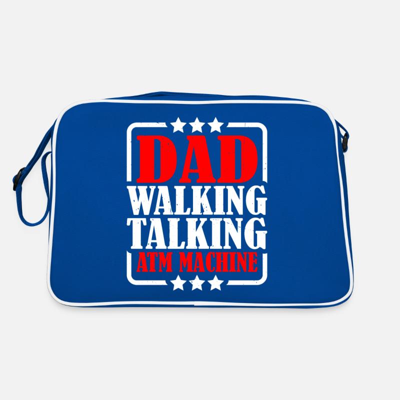 Dad Walking Talking Atm Machine 2 Retro Tasche