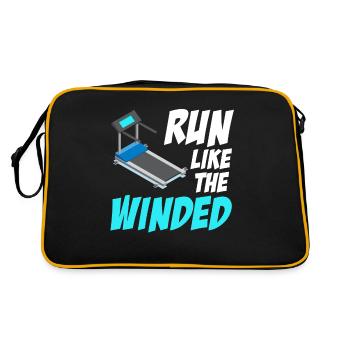 Courir comme le tapis roulant enroulé Entraînement Fitness - Sac Retro - noir/or - Dos