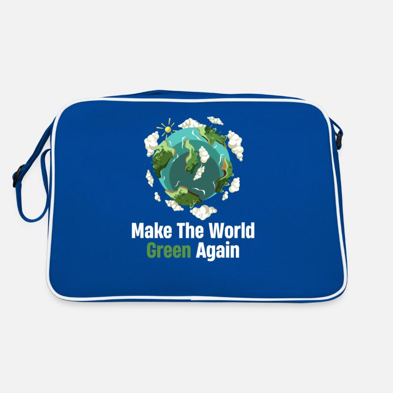 Make The World Great Again Protecting Climate Change Retro Bag