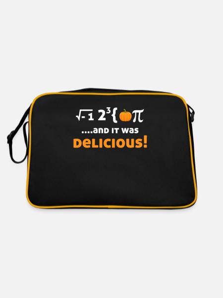 Des équations mathématiques amusantes et - Sac Retro - noir/or - Dos