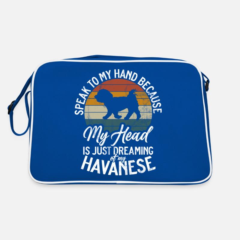 Gifts for Havanese Dog Lovers Retro Bag