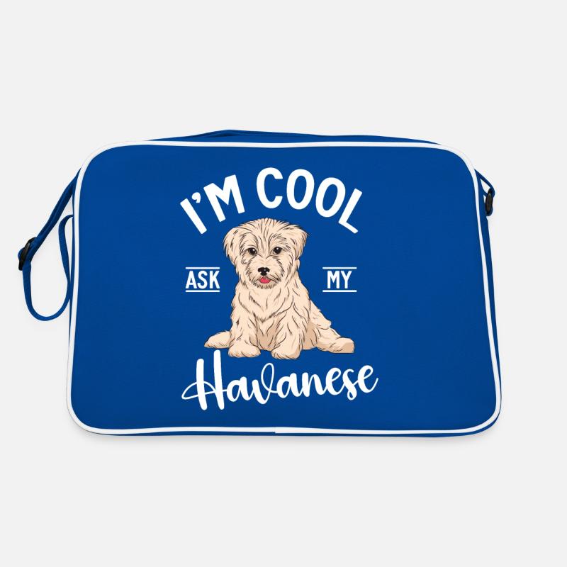 Gifts for Havanese Dog Lovers Retro Tasche