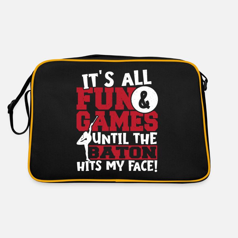 Baton Twirling Baton Twirler Gift Retro Bag