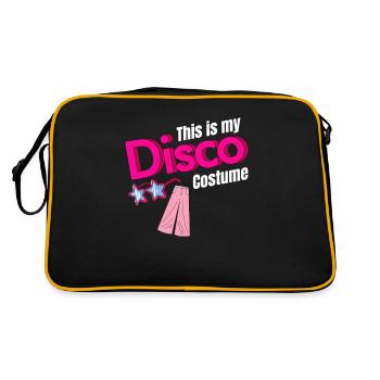 C’est mon Costume Disco Groovy Vintage Jukebox - Sac Retro - noir/or - Dos