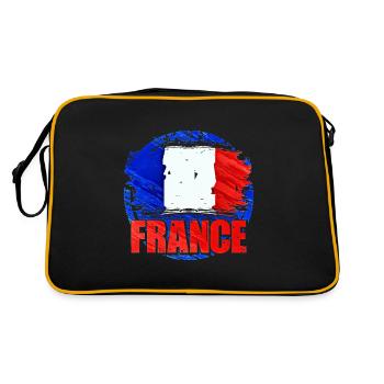 France - Sac Retro - noir/or - Dos