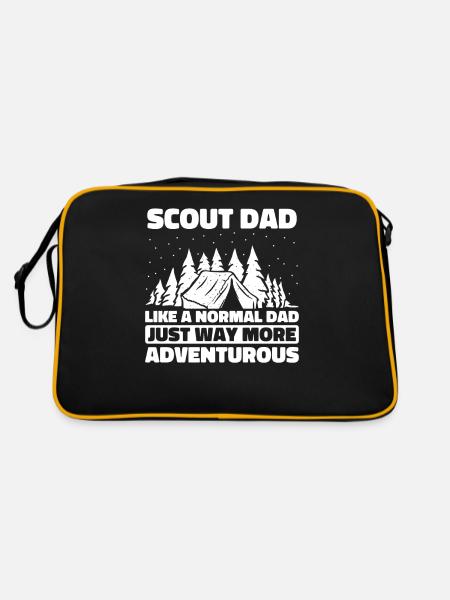 Boy Scout Father - Retro Bag - black/gold - Back