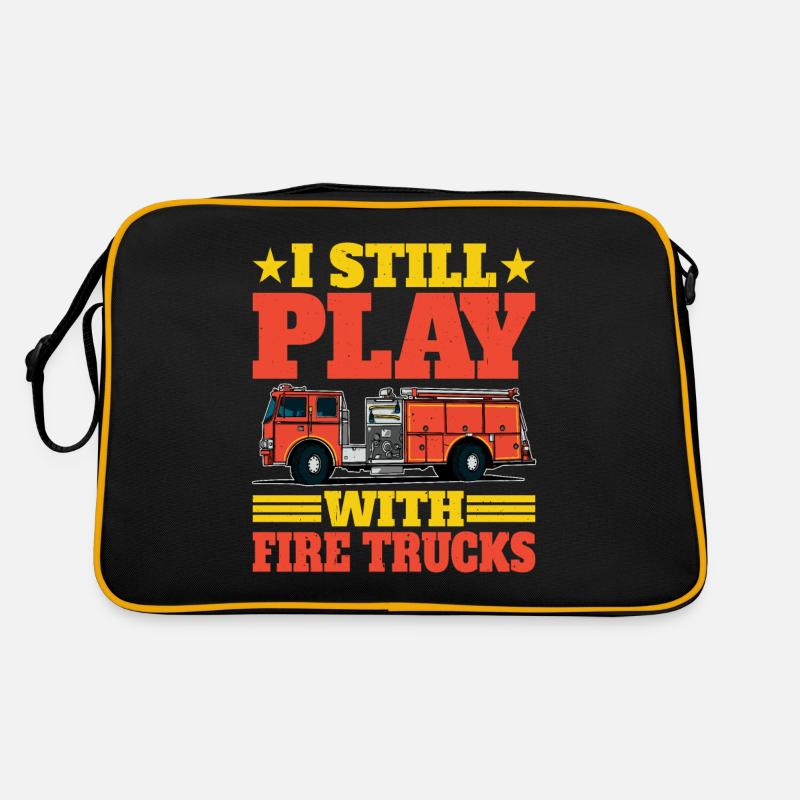 I Still Play With Fire Trucks 3 Retro Tasche