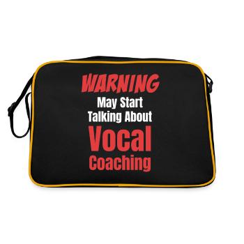 Avertissement peut-être commencer à propos du coaching vocal - Sac Retro - noir/or - Dos