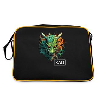 Kali Linux Dragon Design for Modern Penetration - Retro Bag - black/gold - Back