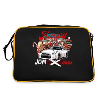 Jdm christmas edition / Tuning Mechanic Costume - Retro Bag - black/gold - Back