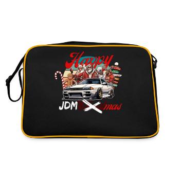 Jdm christmas edition / Tuning Mechanic Costume - Retro Bag - black/gold - Back