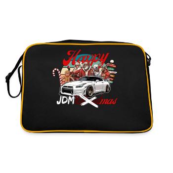 Jdm christmas edition / Tuning Mechanic Costume - Retro Bag - black/gold - Back
