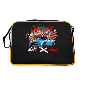 Jdm christmas edition / Tuning Mechanic Costume - Retro Bag - black/gold - Back