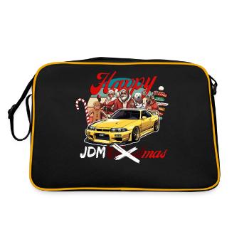 Jdm christmas edition / Tuning Mechanic Costume - Retro Bag - black/gold - Back