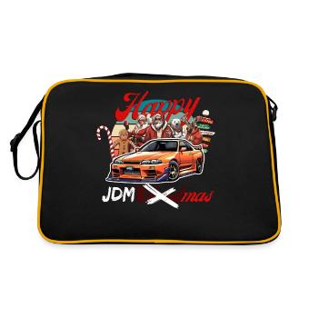 Jdm christmas edition / Tuning Mechanic Costume - Retro Bag - black/gold - Back