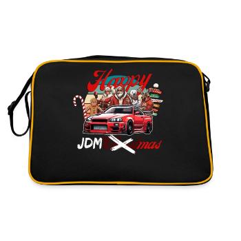 Jdm christmas edition / Tuning Mechanic Costume - Retro Bag - black/gold - Back