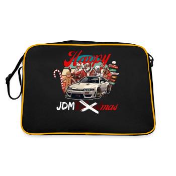 Jdm christmas edition / Tuning Mechanic Costume - Retro Bag - black/gold - Back