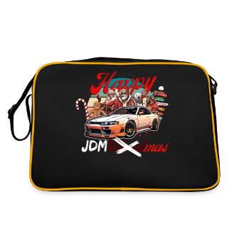 Jdm christmas edition / Tuning Mechanic Costume - Retro Bag - black/gold - Back