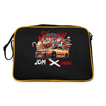Jdm christmas edition / Tuning Mechanic Costume - Retro Bag - black/gold - Back