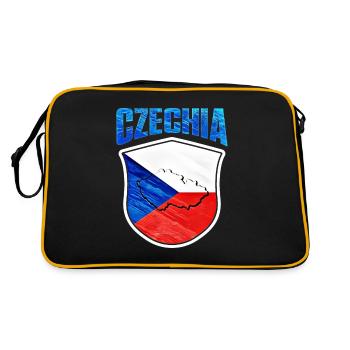 Tchéquie - Sac Retro - noir/or - Dos
