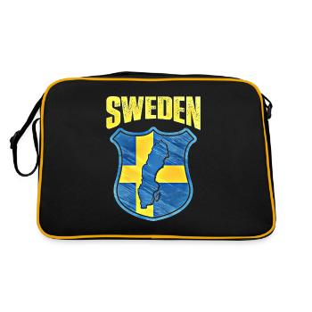 Sweden - Retro Bag - black/gold - Back