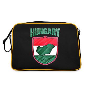 Hongrie - Sac Retro - noir/or - Dos