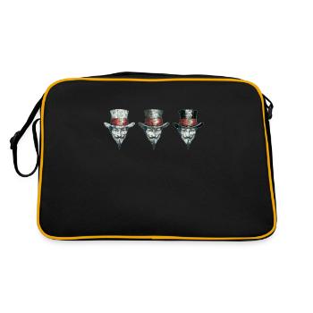 Spectre du masque V : La danse des chapeaux - Sac Retro - noir/or - Dos