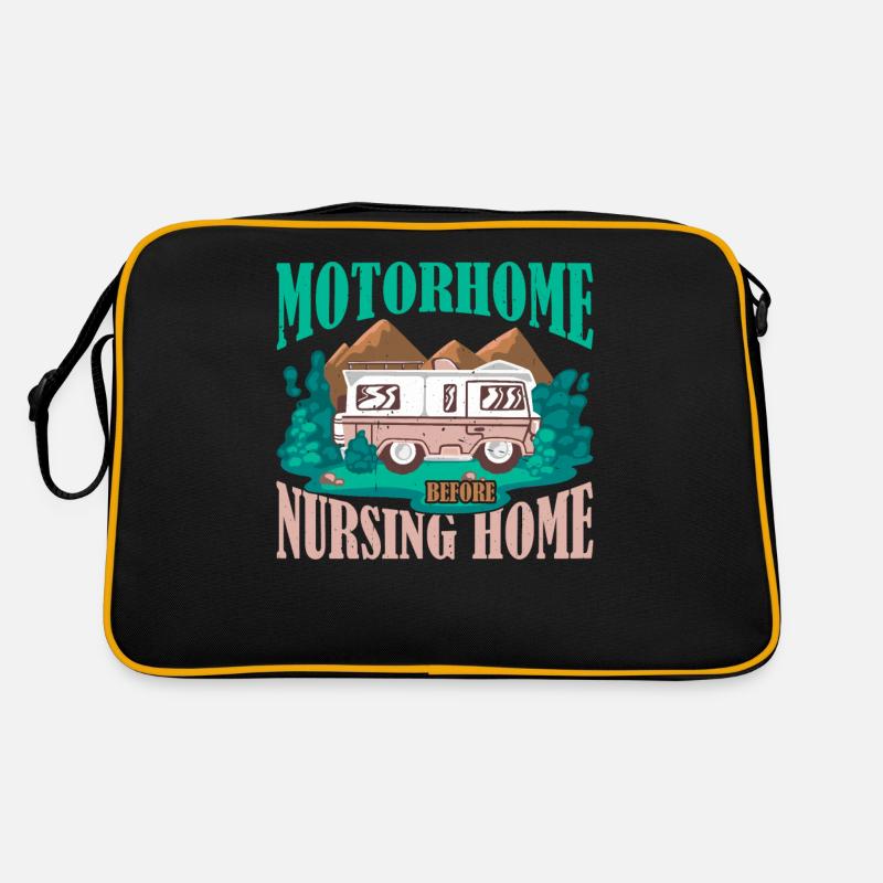 Motorhome Before Nursing Home 3 Retro Bag