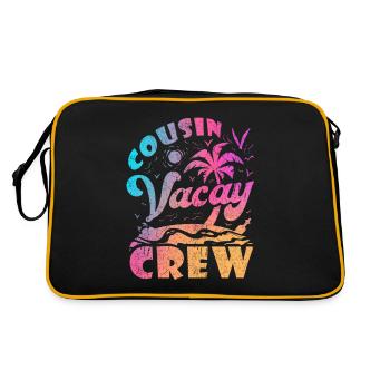 Cousin Vacay Crew - Retro Bag - black/gold - Back