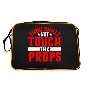 Tu ne toucheras pas aux accessoires 2 - Sac Retro - noir/or - Dos