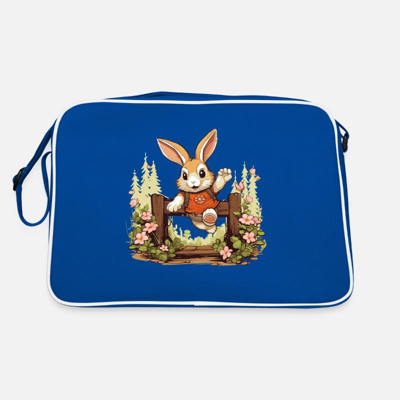 Kaninhop your rabbit as an obstacle champion Retro Bag